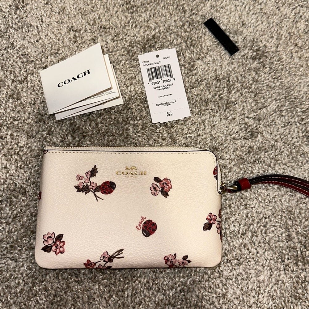 Authentic coach wristlet
